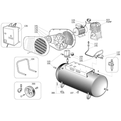 NUAIR NB7/5.5FT/500ML
