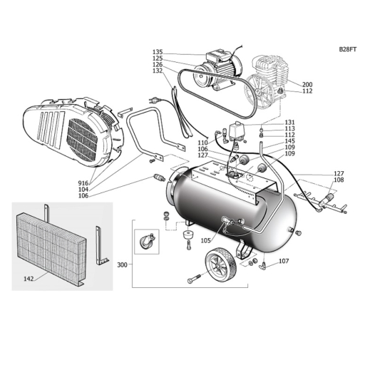 NUAIR B2800B/3M/100 TECH PRO