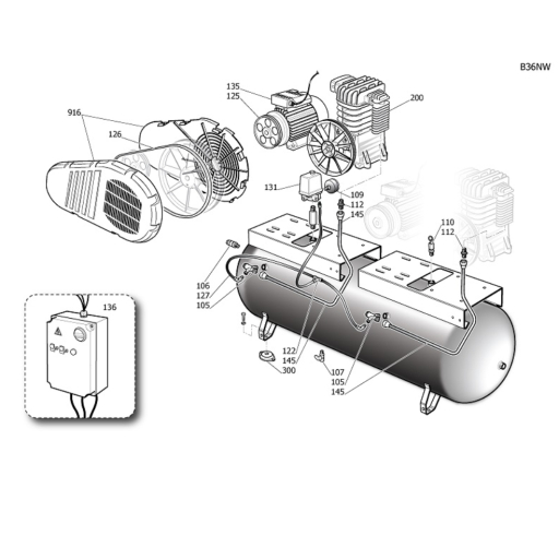 NUAIR B3800B/270 Tandem